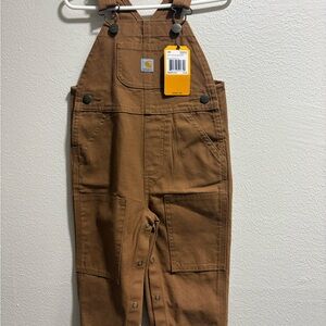 NWT 12m Carhartt Brown Overalls